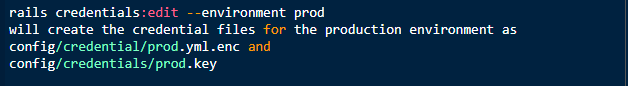 global credential file in rails